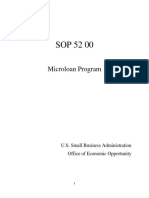 Microloan Program: U.S. Small Business Administration Office of Economic Opportunity