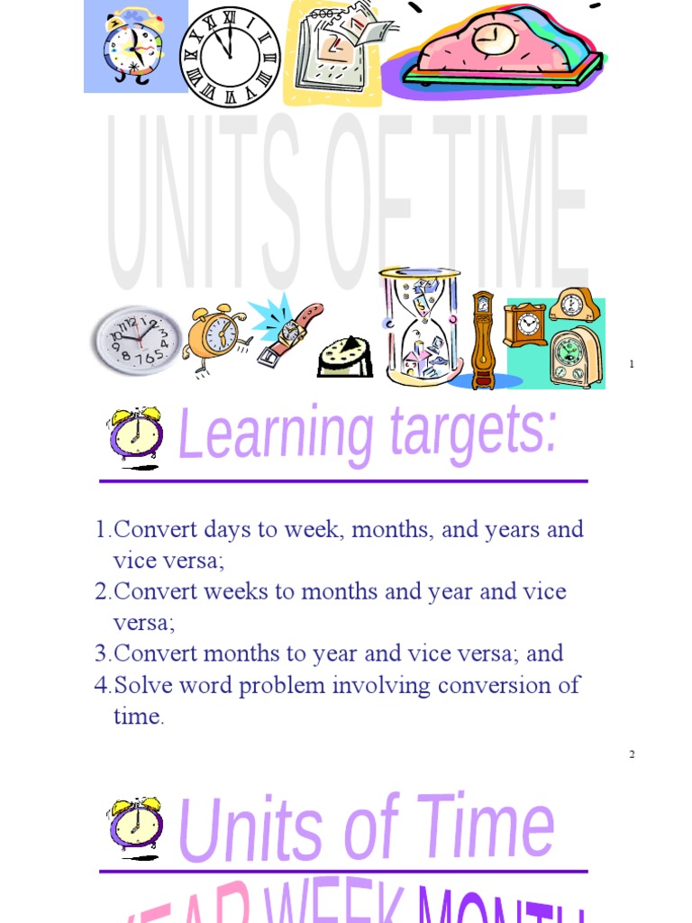 Conversion of time pdf