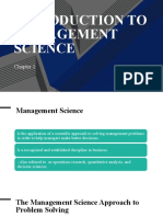 Introduction To Management Science