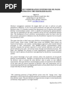Download Fertilizer Recommendation Systems for Oil Palm - Estimating the Fertilizer Rates by rtuooom SN63999971 doc pdf