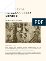 Propaganda - Primera Guerra Mundial