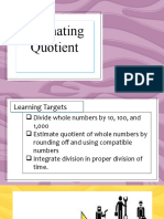 Estimating Quotient