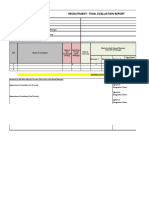 Interview Evaluation Report by HR