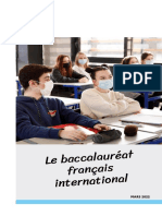 Le Baccalauréat Français International: MARS 2022