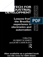 Hubert Schmitz - Hi-Tech For Industrial Development - Lessons From The Brazilian Experience in Electronics and Automation (1992)