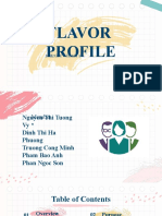 Flavor Profile: 20H2Clc - Team 1