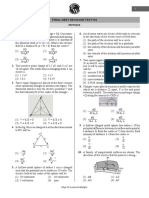 Final Neet Revision Test-04: Physics