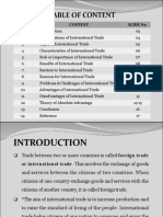 Basics of International Trade - Unit 1 PDF