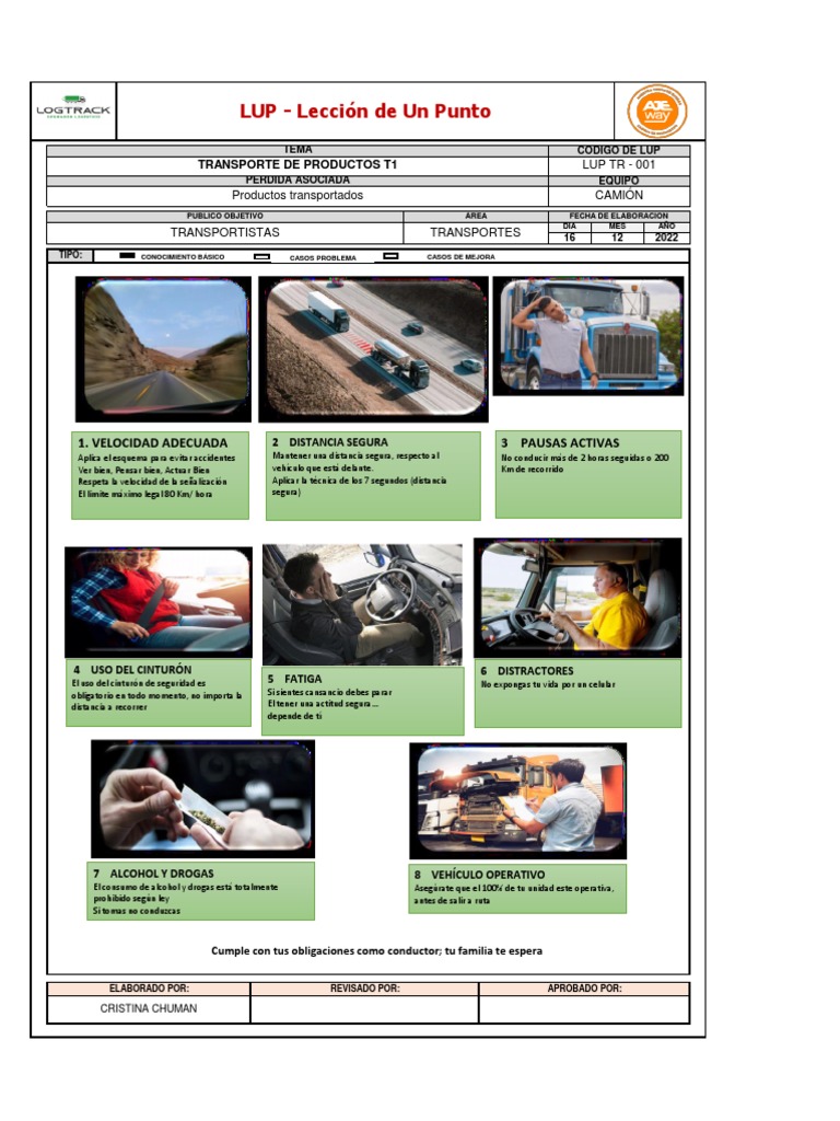 Lup Reglas de Manejo T1 | PDF