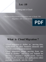 Migrating Into A Cloud: (The Seven-Step Model of Migration Into A Cloud VM Migration and Cloud Middleware)