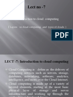 Lect No - 7: Introduction To Cloud Computing (