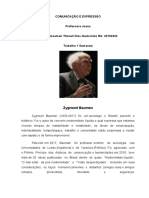 Zygmunt Bauman e a modernidade líquida