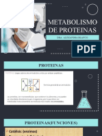 Metabolismo de Proteinas: Dra - Alexandra Blanco