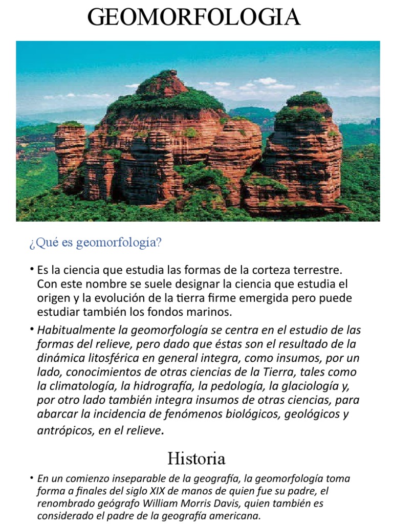 GEOMORFOLOGIA | PDF | Geomorfología | Terreno