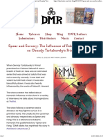 Spear and Sorcery The Influence of Robert E. Howard On Genndy Tartakovsky's Primal - DMR Books