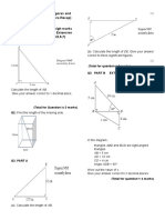 Year 9 Geometry (Pythagoras and Trigonometry with Algebra Recap) Follow Up Worksheet