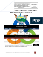 Procedimiento para El Manejo de Herramientas Manuales Y Portatiles Electricas