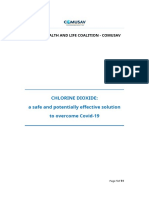 Chlorine Dioxide: A Safe and Potentially Ecective Solution To Overcome Covid-19
