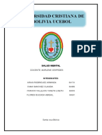 Plan Nacional de Salud Mental