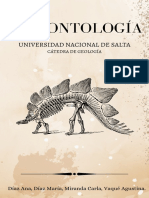 Universidad Nacional de Salta: Paleontología