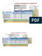 Registro de Asistencia 2° Grado