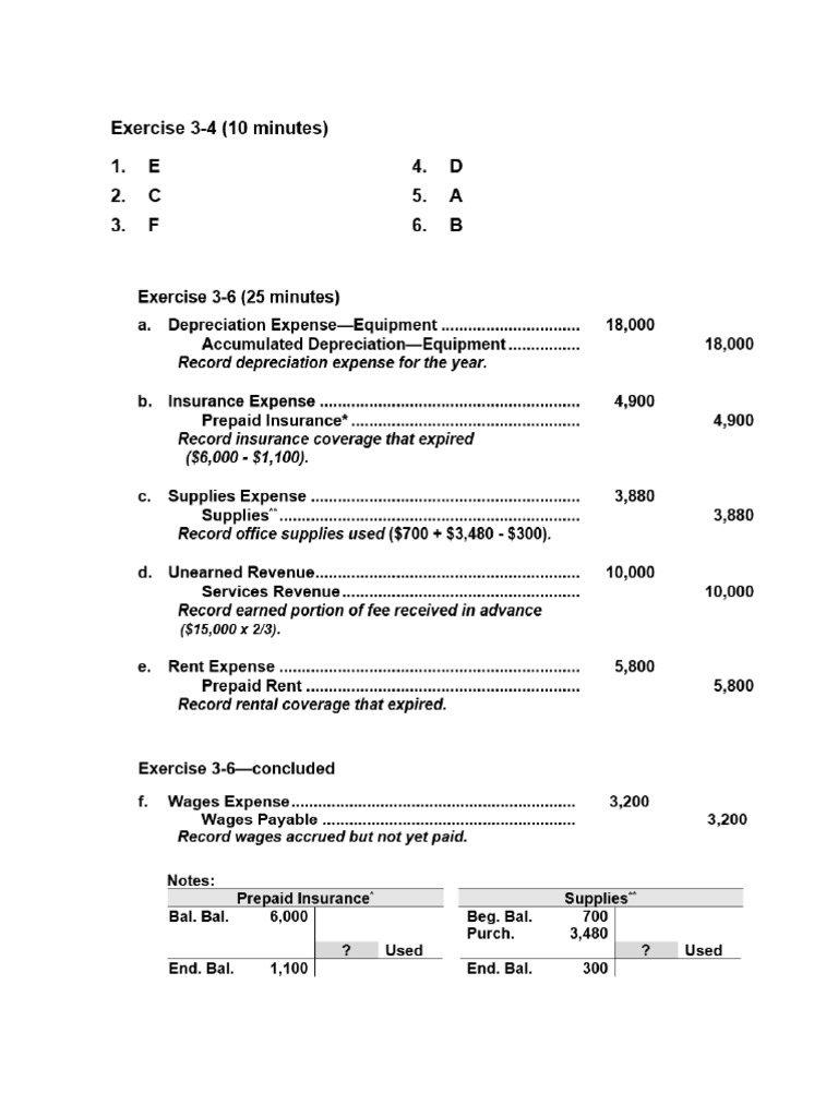 Chapter 3 - Class Exercises Solutions | PDF