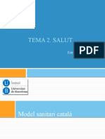 Tema 2. Salut: Estructura Del Sistema Serveis