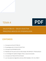 TEMA 4. Salud Pública - Salud Colectiva y Epidemiología