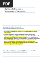 Penetration of EV in India