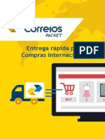 Entrega rápida internacional com Correios Packet