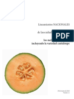 Commodity Specific Food Safety Guidelines For Cantaloupes and Netted Melons (Spanish PDF