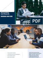 BA Hons Business Management Accounting and Finance 2 Course Brochure