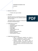 Unidades Temáticas: Componente Curricular: Geografia Tipo de Período: Mensal Período: Março