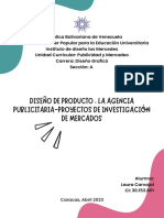 Diseño de Producto, La Agencia Publicitaria-Proyectos de Investigación de Mercados