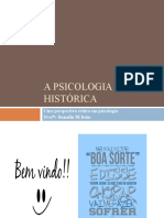 Aula Inicial Da Psicologia Socio Historica