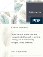 9 Settlement