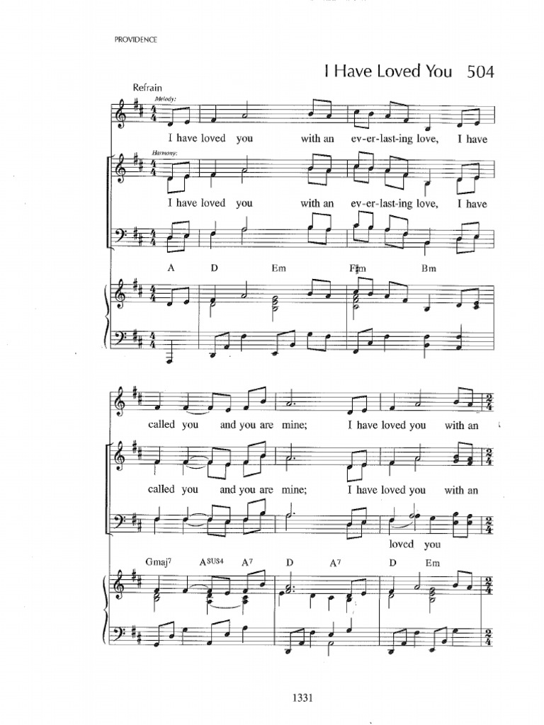 I Have Loved You Pdf