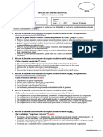 Prueba de Compresión Oral U1.