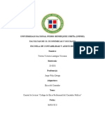 Universidad Nacional Pedro Henríquez Ureña (Unphu) Facultad de Cs. Económicas Y Sociales Escuela de Contabilidad Y Auditoría Nombre
