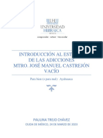 Introducción Al Estudio de Las Adicciones Mtro. José Manuel Castrejón Vacío