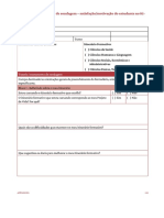 Formulário de avaliação de itinerário formativo