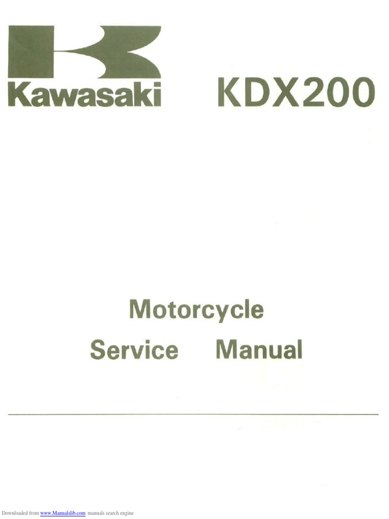 Kawasaki kdx200 service manual pdf internet search search engine