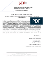 NPJ. Ata de Divulgacao Do Resultado Final Edital 001 2023 NATAL