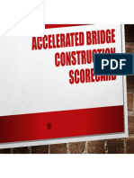 IDOT Bridge Design Updates 2020 - Accelerated Bridge Construction Scorecard