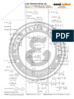 Excel First Review and Training Center, Inc.: 1. A. S / ( (S Square) + (W Square) ) 6. C