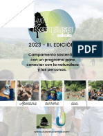 2023 - Iii. Edición: Campamento Sostenible Con Un Programa para Conectar Con La Naturaleza y Las Personas