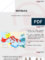 República Romana: expansão territorial e lutas internas