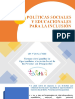 Políticas Sociales Y Educacionales para La Inclusión: Rossana Reinoso