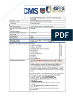 HOS801 - Assessment 3 - Strategic Planning Report - Brief V2