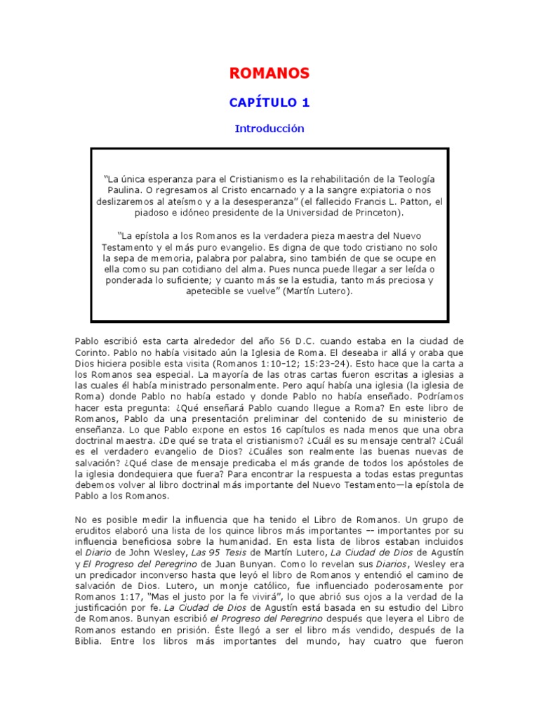 Romanos Estudio Biblico PDF